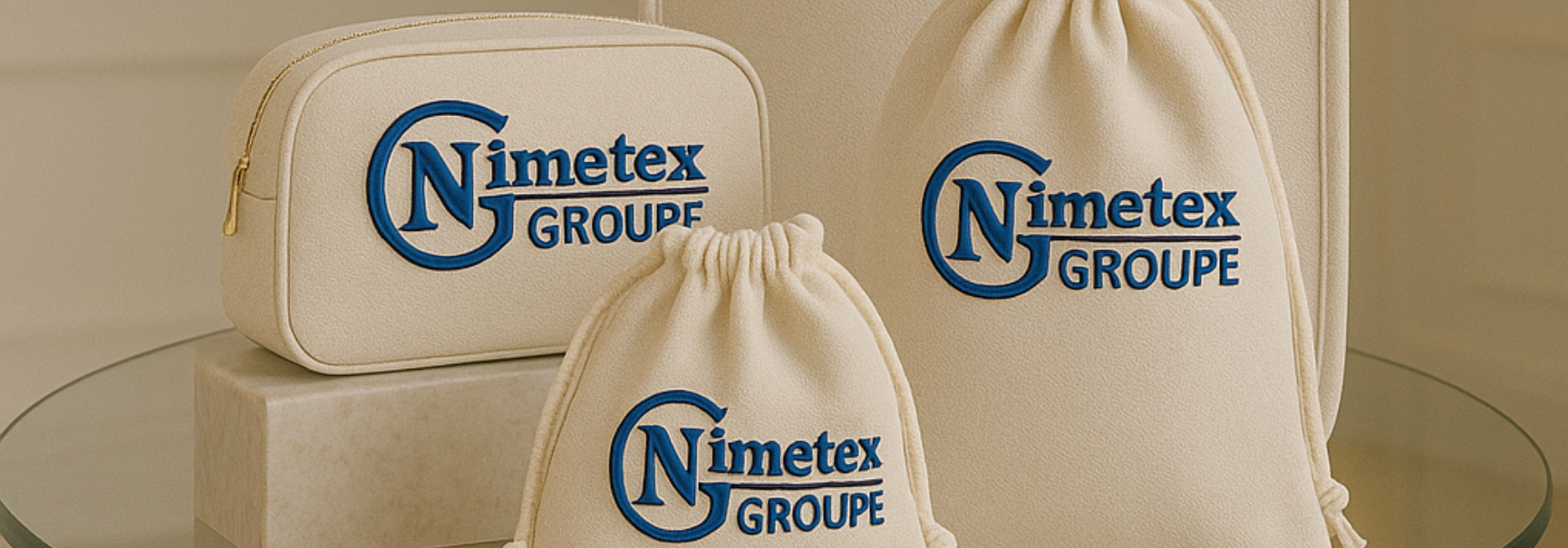 Nimetex Groupe presents its eco-responsible textile bags and pouches