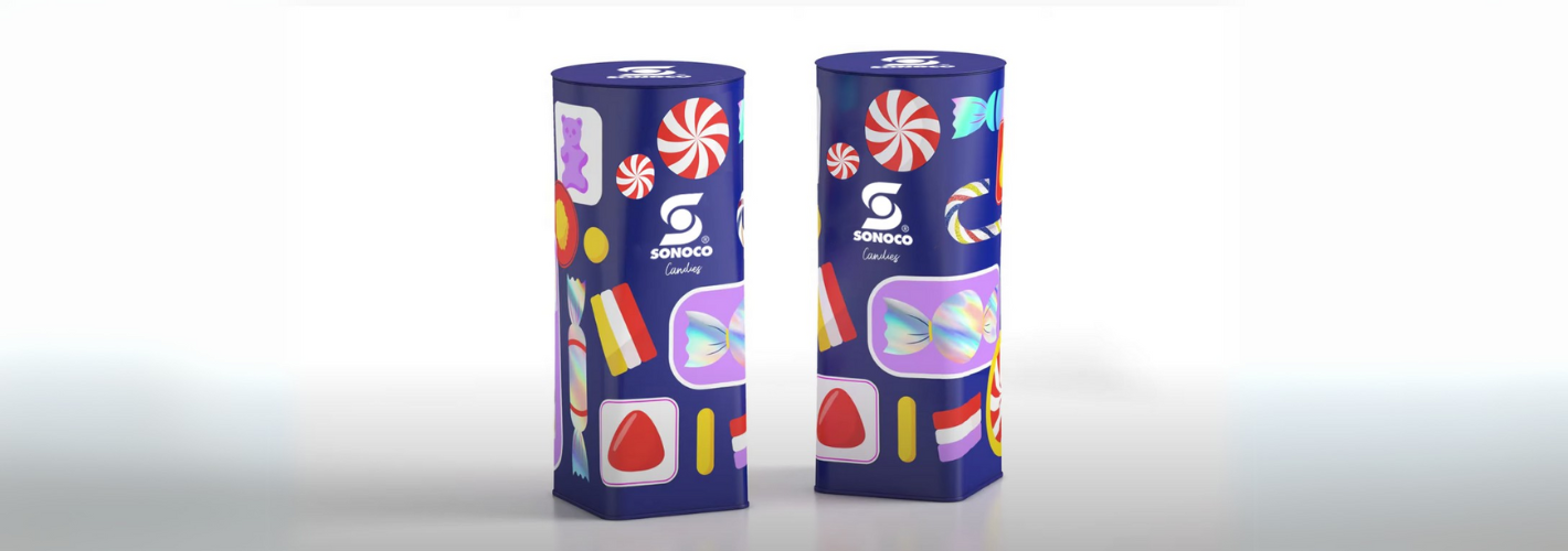 Sonoco's metal box, elegant and infinitely recyclable