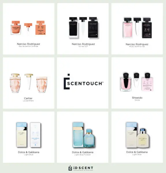 IDSCENT reinvents the gesture of sampling with SCENTOUCH®