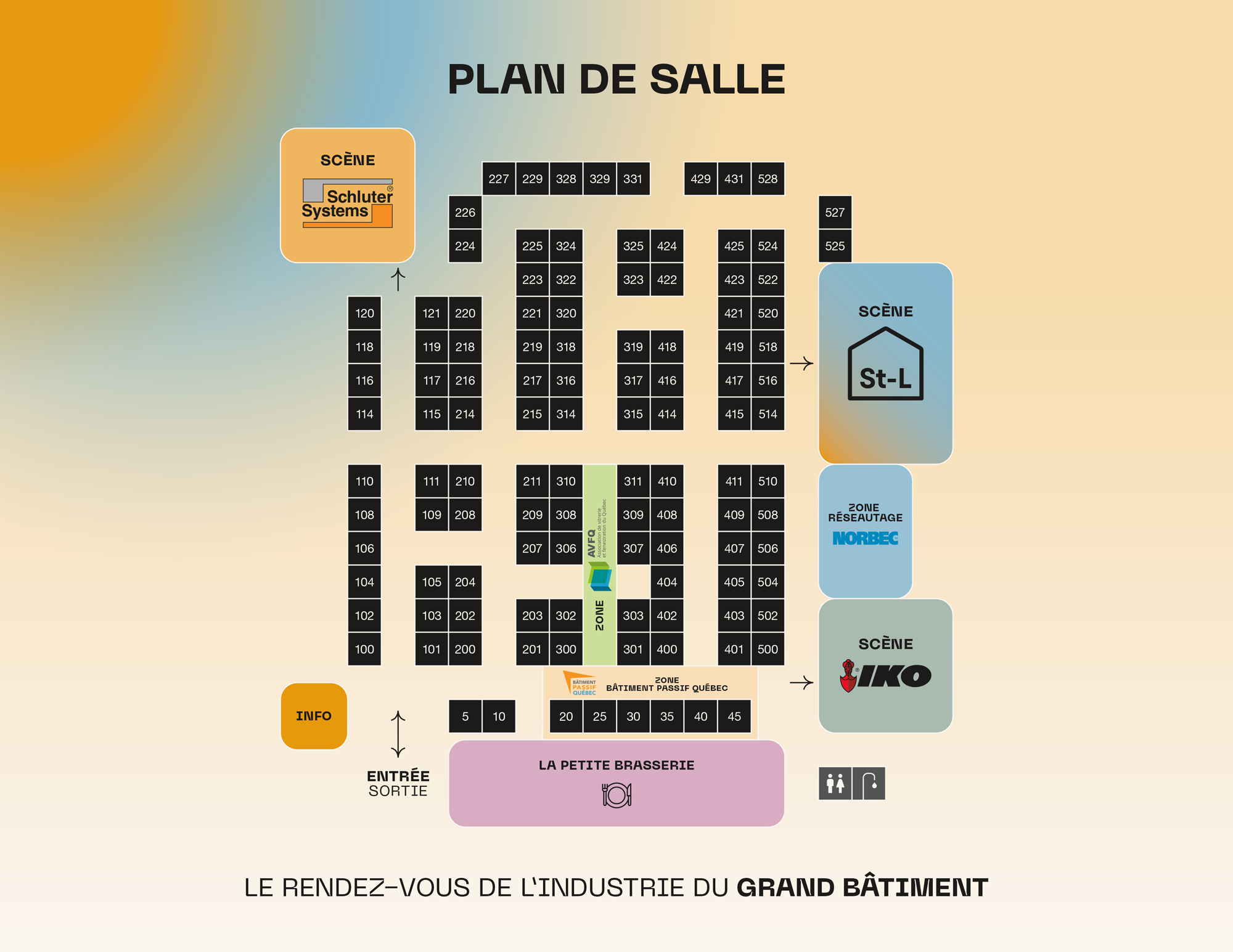 Plan de salle – Expo Contech Bâtiment Québec 2026
