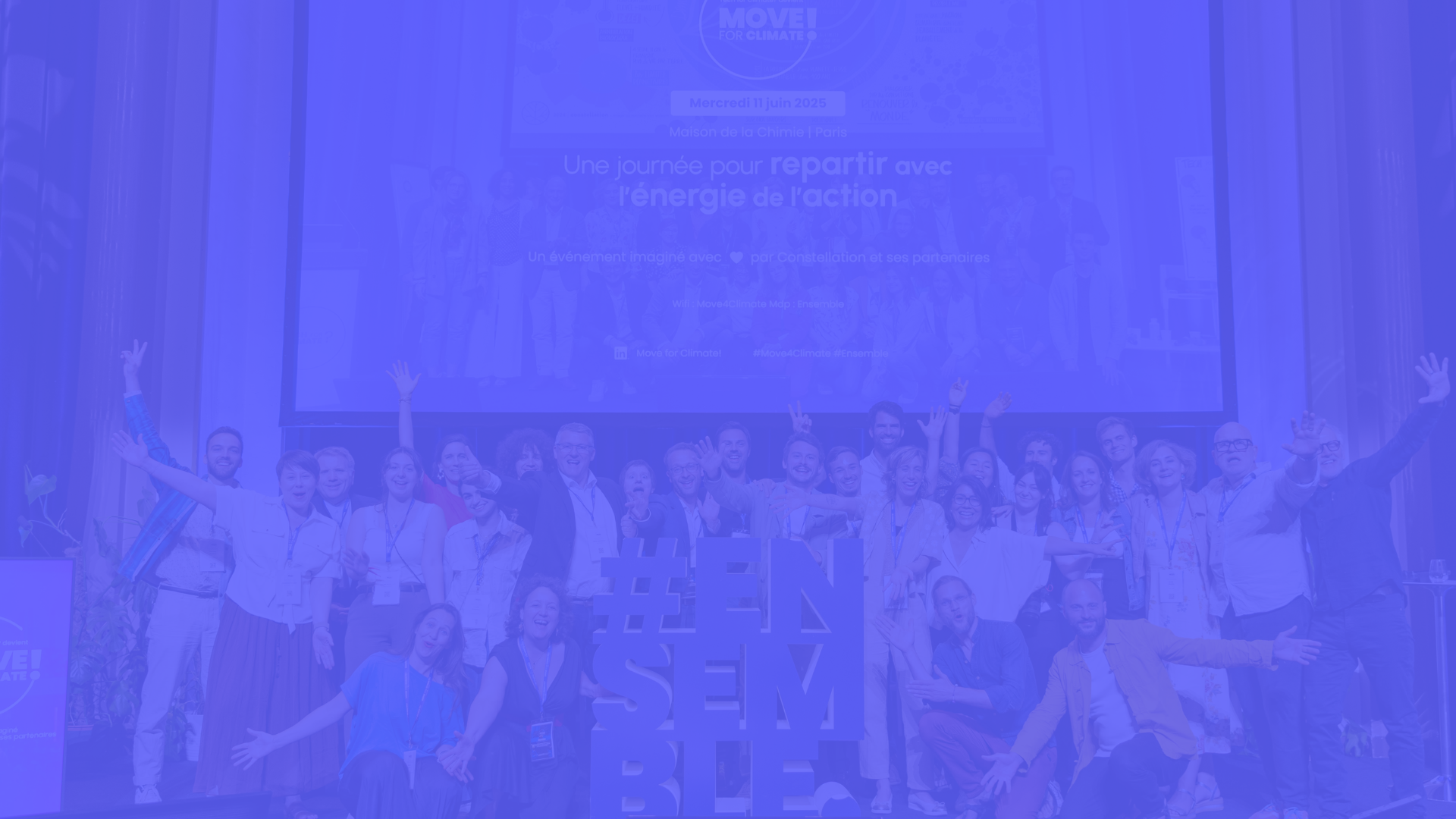 MOVE FOR CLIMATE! LE 10 JUIN 2026 A LA MAISON DE LA CHIMIE (PARIS)