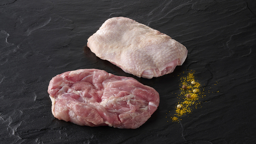 CUISSE DE POULET Á SNACKER SANS OS AVEC PEAU s/atm x10 - 140/160g - code PASSION FROID 296099