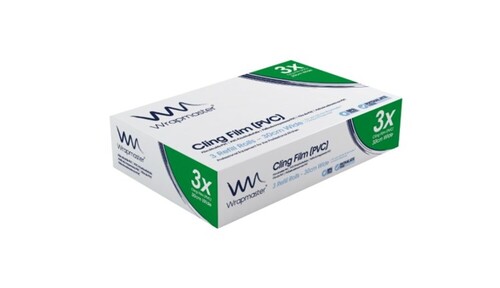 Film étirable alimentaire PVC 30cm x 225m en rouleau pour Wrapmaster COMPACT COFRESCO 