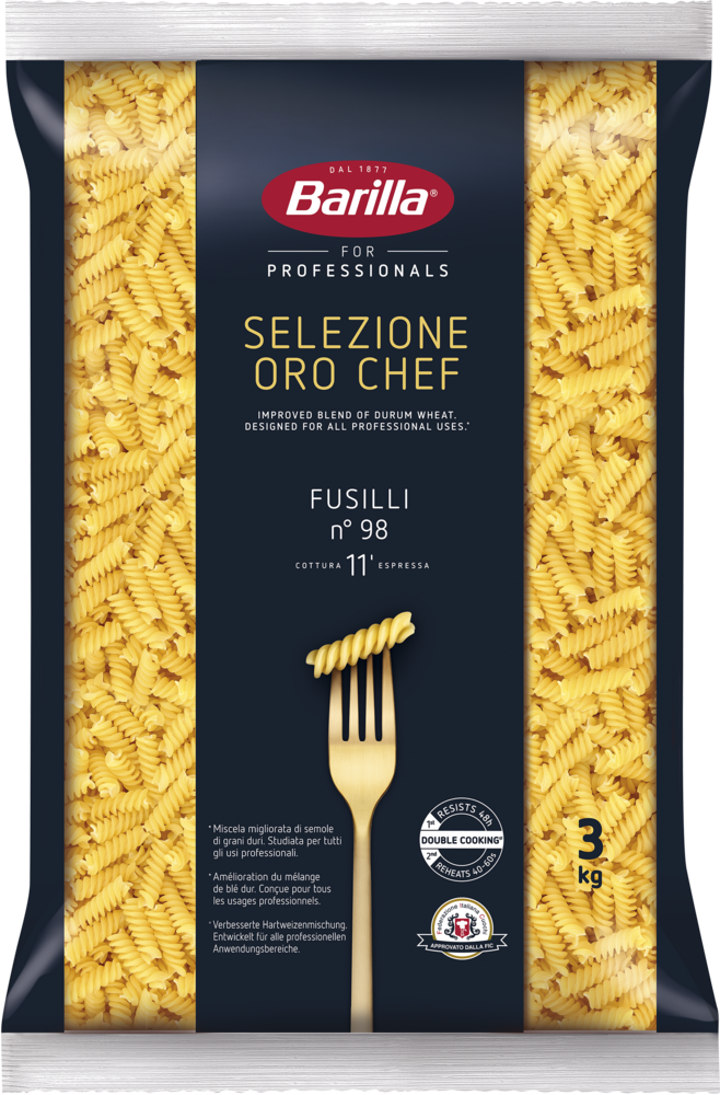 Fusilli 3Kg Selezione Oro Chef