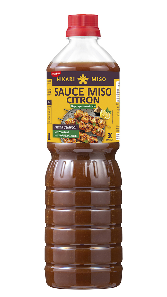 323724 - Sauce miso au citron en bouteille 1 L HIKARI MISO