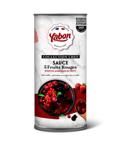 43830 - Sauce aux fruits rouges en boîte 2/1 YABON