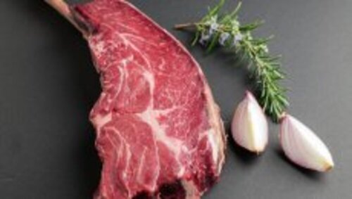 314587 - Tomahawk basse côte de bœuf Charolais affiné 3/7 semaines VBF 1,1 kg LBC