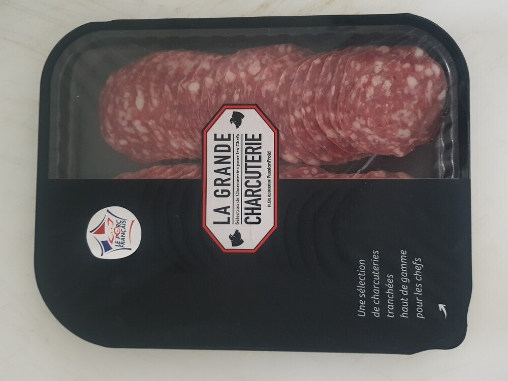 175630 - Saucisson sec de porc de montagne VPF tranché 40 x 6 g La Grande Charcuterie