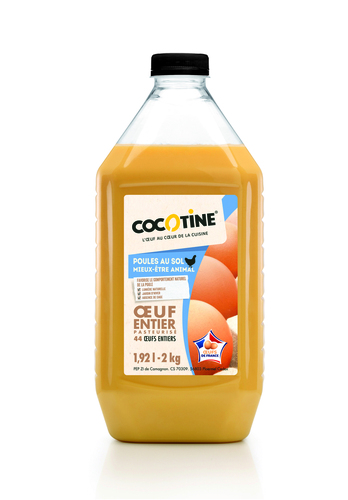Oeuf entier liquide Cocotine poule au sol Mieux être animal