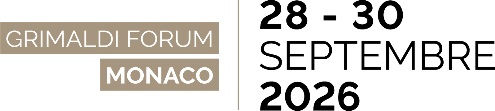 logo LUXE PACK Monaco et les dates de l'événement 