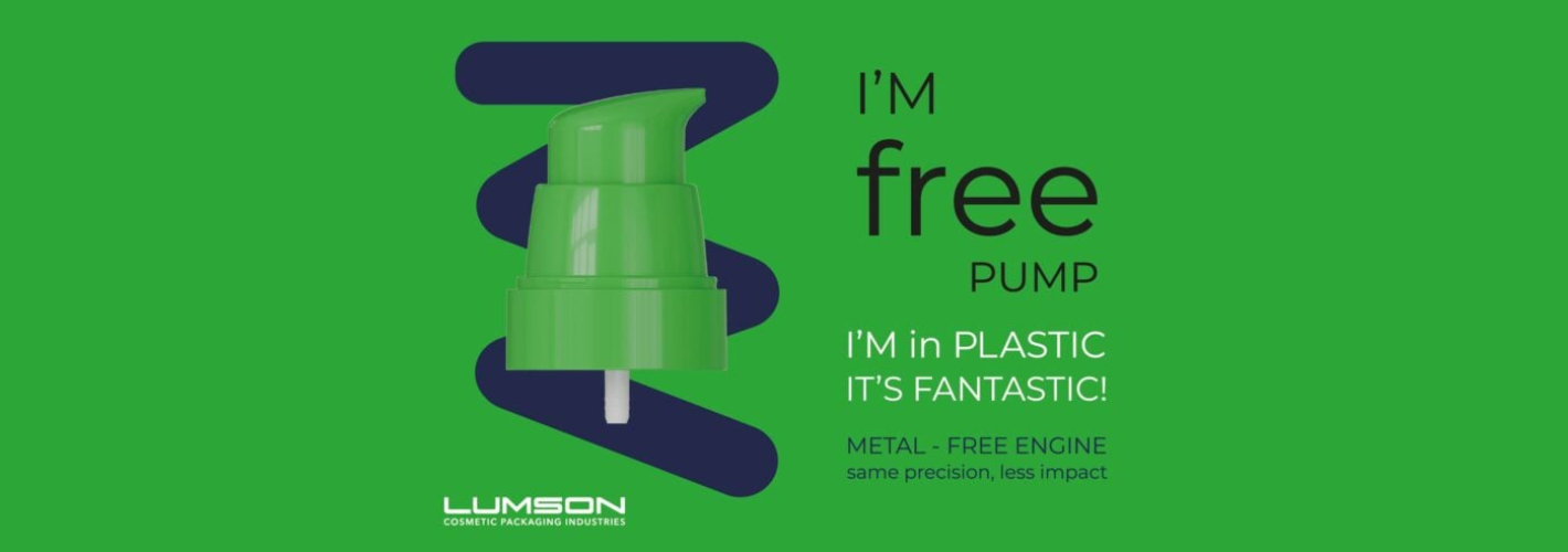 Lumson innovates with a new-generation metal-free pump
