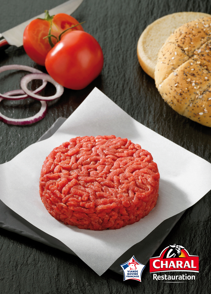 Ref. 38395 Steak haché sélection du boucher rond VBF 15% MG 150G 
