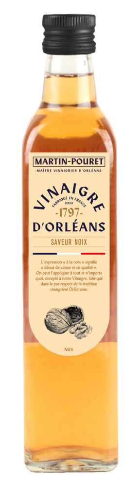Vinaigre d'orléans  vin blc saveur  noix   50CL