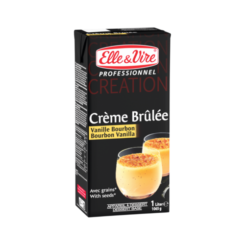 Ref. 217497 Préparation crème brulée vanille bourbon 1L Elle & Vire