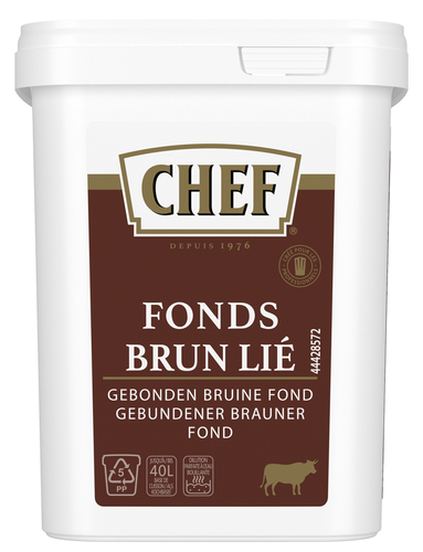CHEF® Fonds Brun Lié - Boîte de 600g pour 15 L à 40 L
