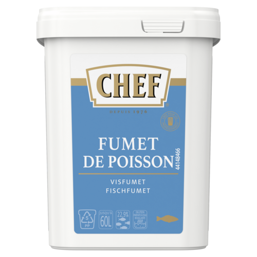 CHEF® Fumet de Poisson - Boîte de 900 g pour 36 L à 60 L