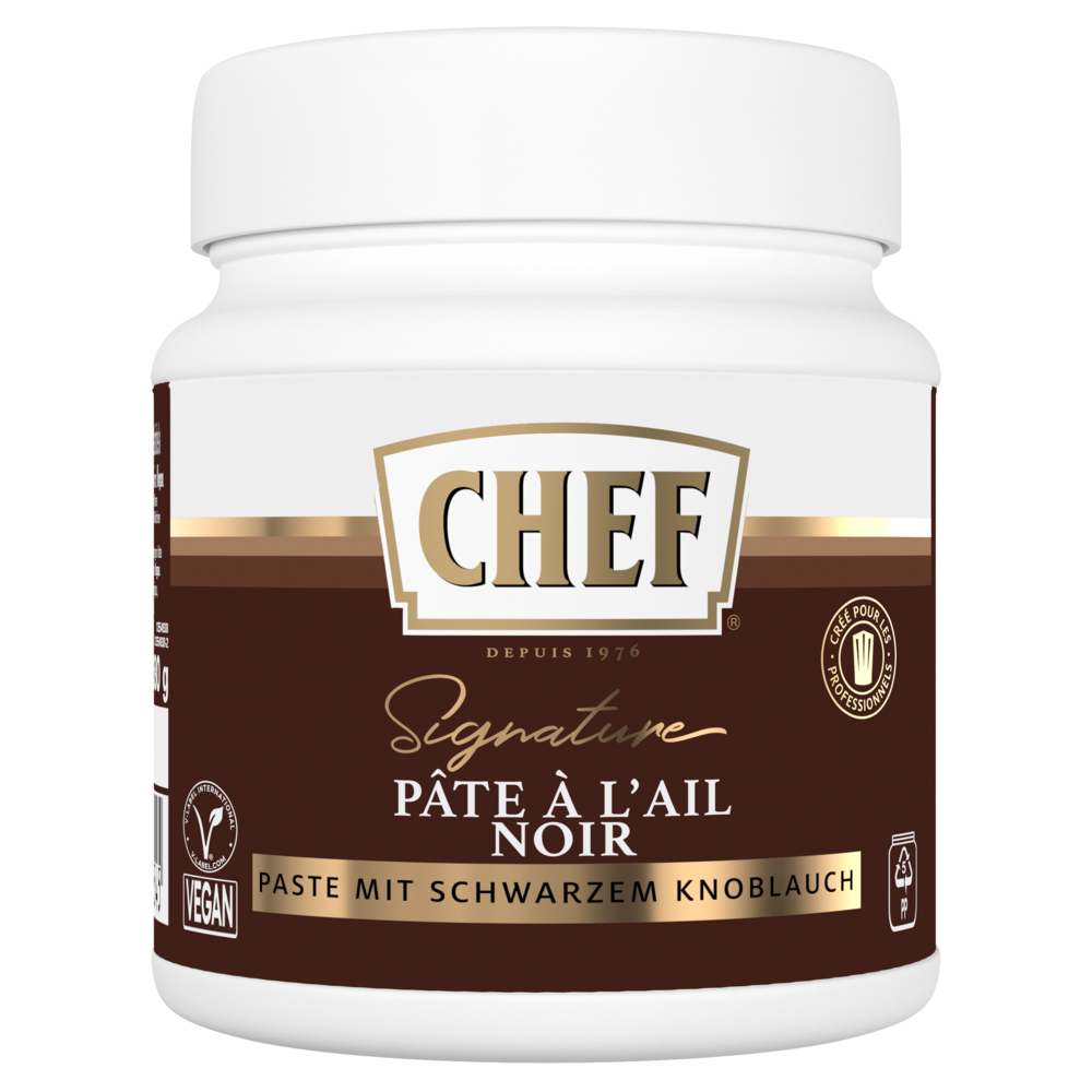 CHEF® Pâte à l'ail noir - Pot de 580 g