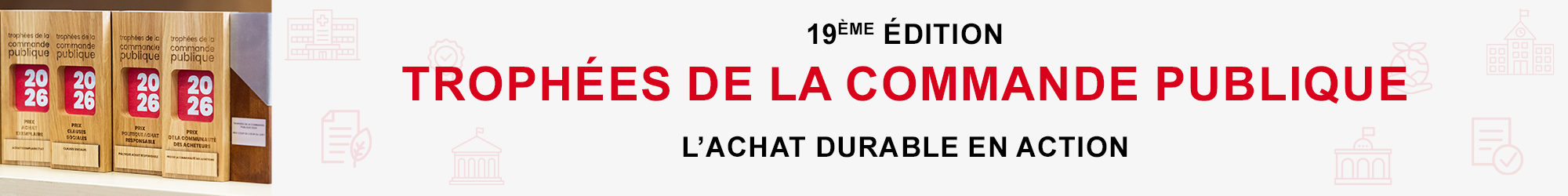 19ème édition : Trophées de la commande publique - L'achat durable en action