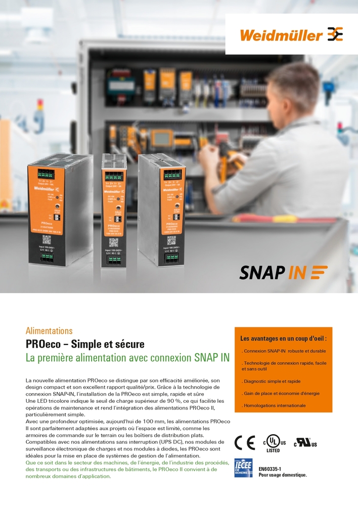 Alimentation Pro Eco II