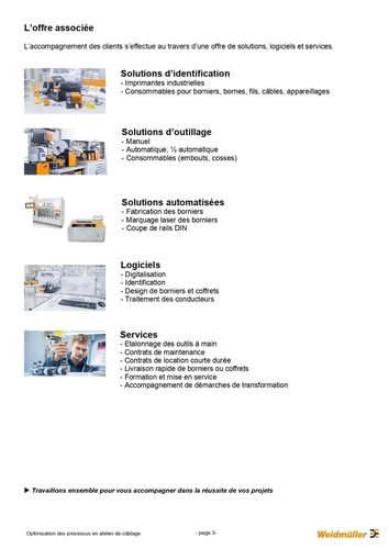 Optimisation des ateliers de câblage