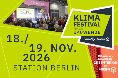 Klimafestival der Bauwende 18./19. Nov 2026 in Berlin