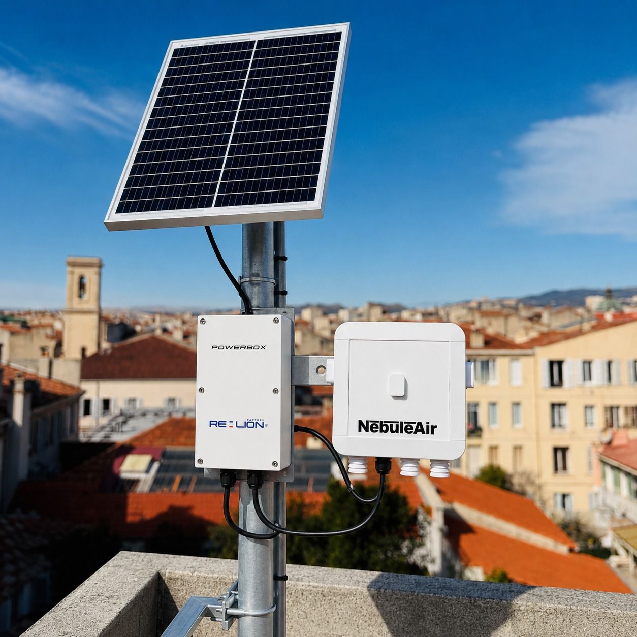 Re-Lion Factory, AirCarto et AtmoSud s'associent pour l'autonomie énergétique des capteurs de qualité de l'air