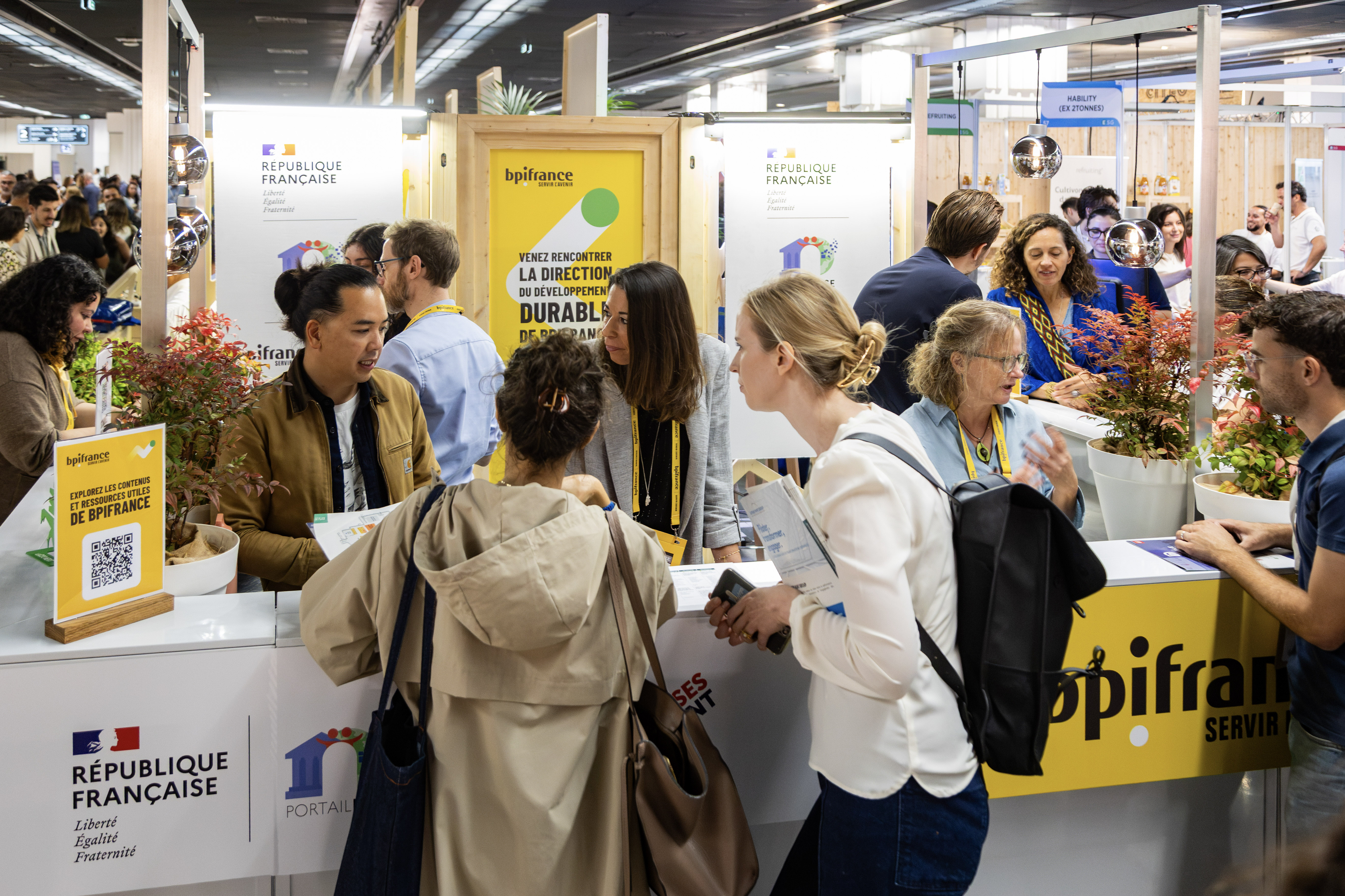 Pavillon Bpifrance sur le salon Produrable