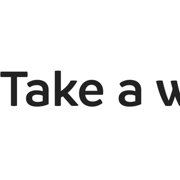 TAKE A WASTE