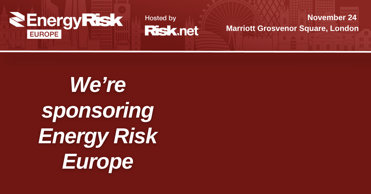 Energy Risk Europe 2026 - social card