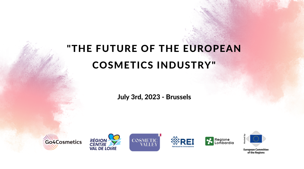 INVITATION À LA CONFÉRENCE SUR L'AVENIR DE L'INDUSTRIE COSMÉTIQUE EUROPÉENNE - 3 JUILLET 2023