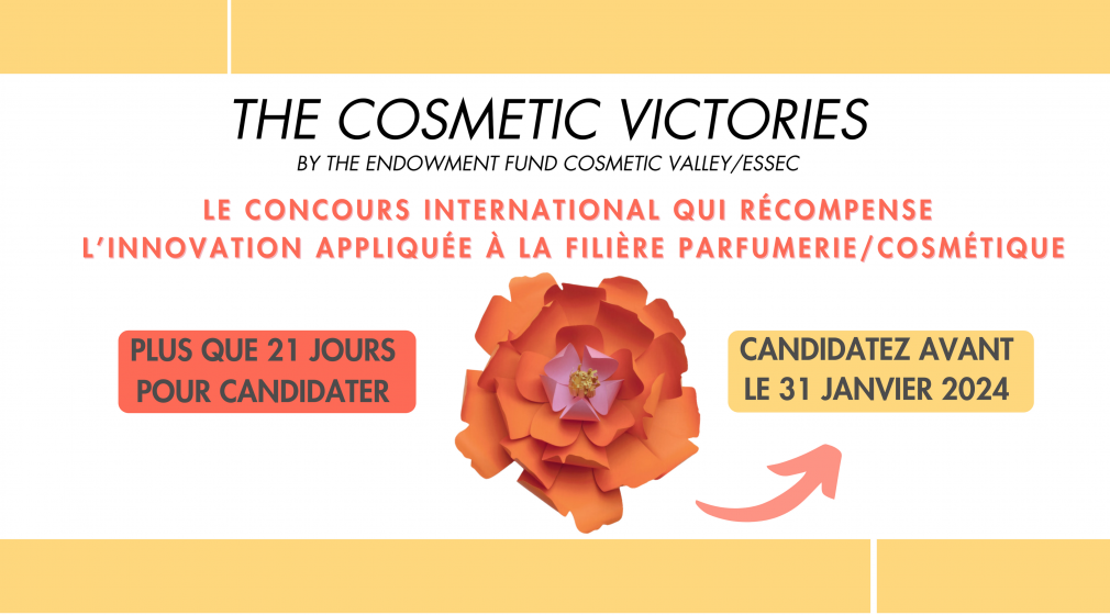 J-21 POUR CANDIDATER AU CONCOURS THE COSMETIC VICTORIES