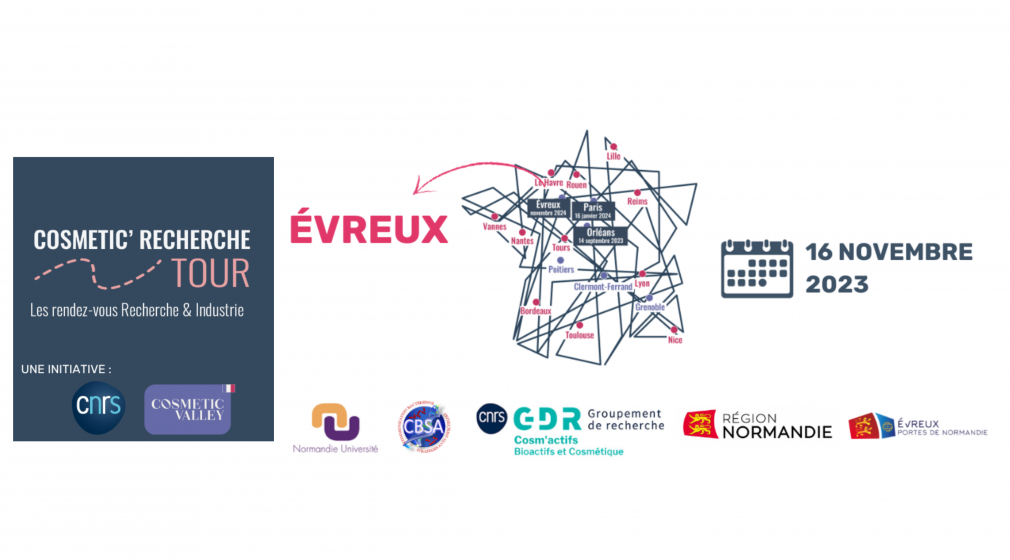COSMETIC RECHERCHE TOUR À EVREUX : OUVERTURE DES INSCRIPTIONS
