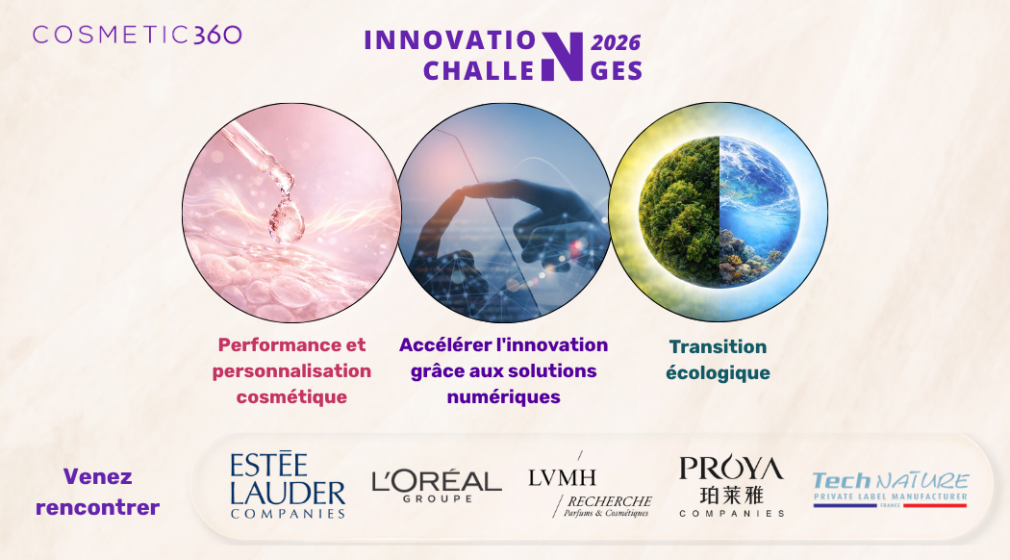 📣 PARTICIPEZ AUX CHALLENGES INNOVATION COSMETIC 360 2026 !