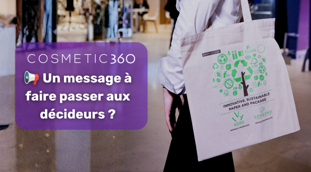 PERSONNALISEZ LES SACS DE COSMETIC 360 !