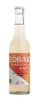 Sobaie Kombucha de vigneron - Baie de raisin Blanc