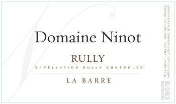 Rully Blanc La Barre / Domaine NINOT
