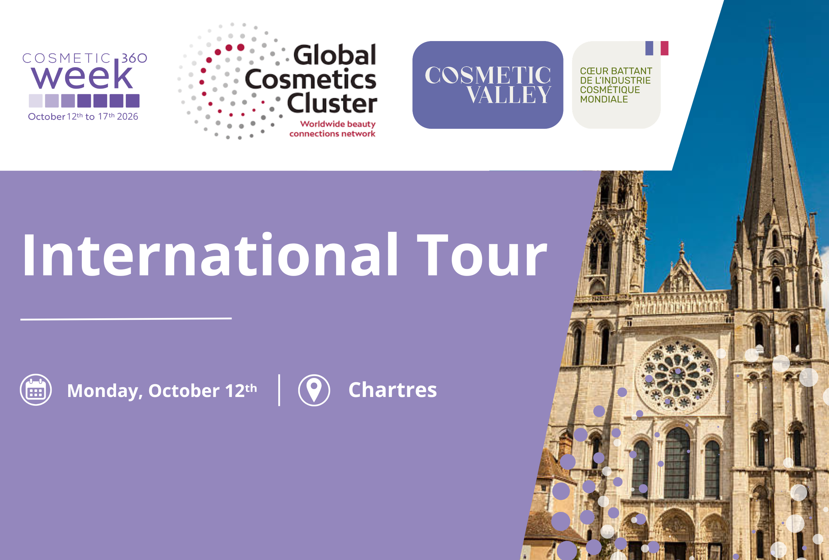 October 12th - International Tour - FULLY BOOKED