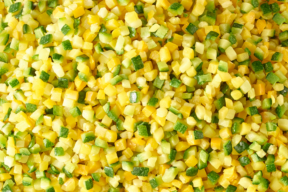 Brunoise de duo de courgettes 2,5 kg 