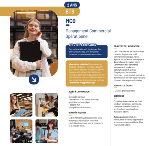 BTS Management Commercial Opérationnel