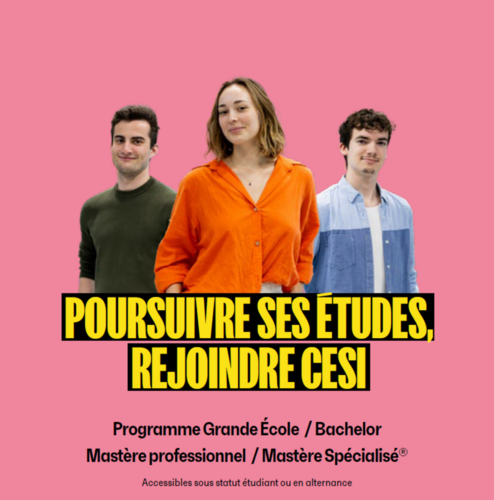 Les formations post-bac+2 de CESI