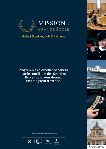 Mission Grande Ecole : Nos programmes d'excellence en sciences 