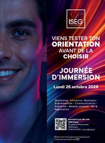 Journée d'immersion - lundi 26 octobre 2026 de 14h à 18h