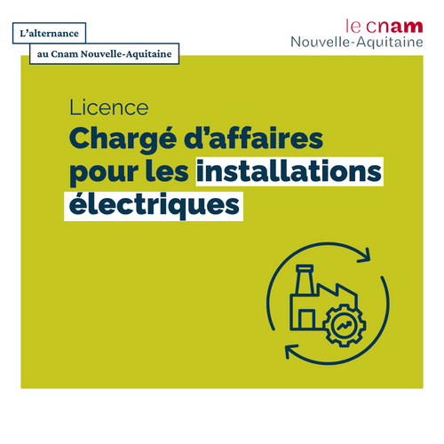 Licence professionnelle Chargé d'affaires pour les installations électriques