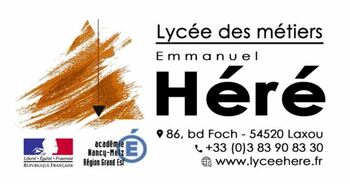 Lycée Emmanuel HERE métiers du bâtiment