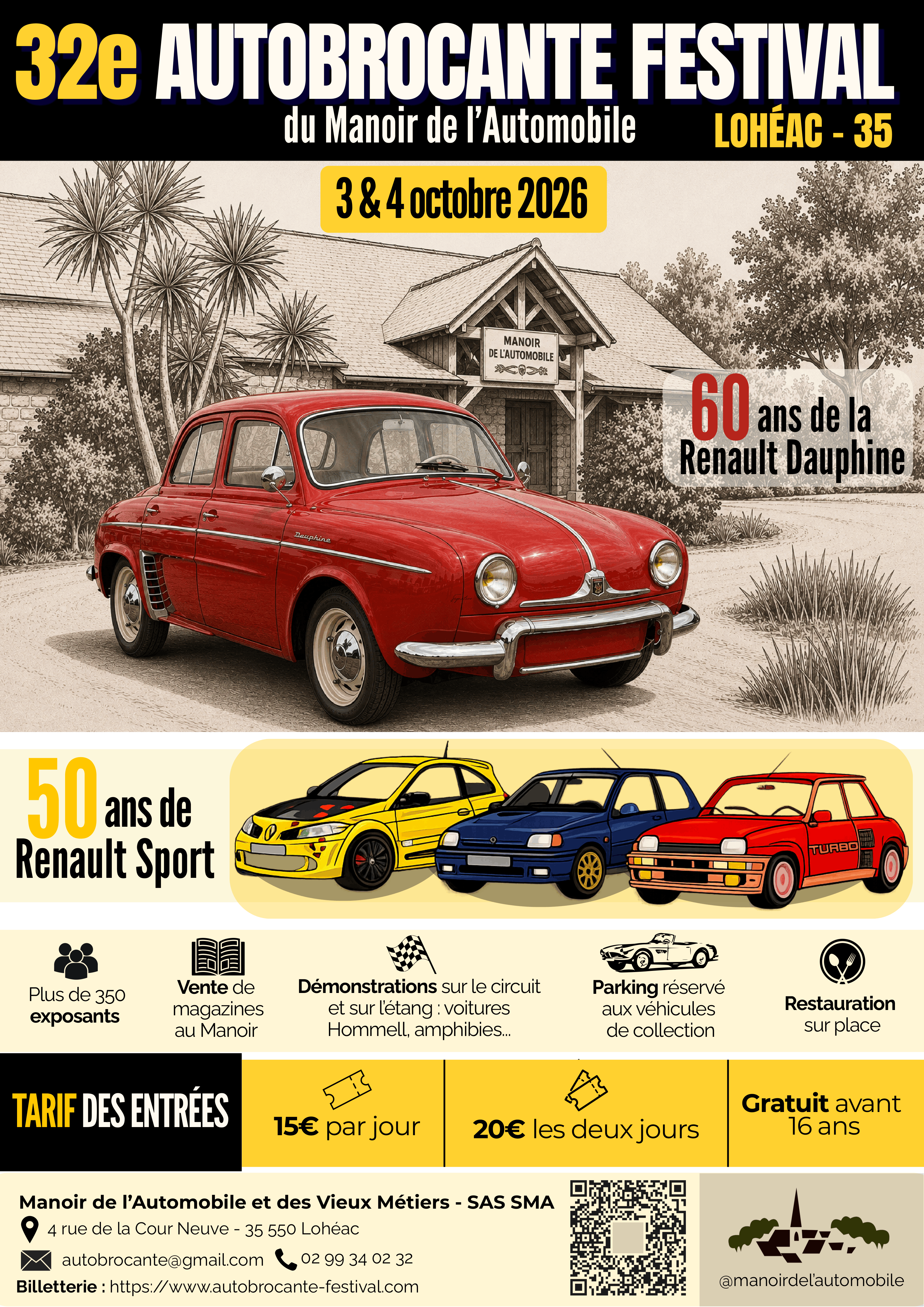 Affiche Autobrocante Festival 2024.