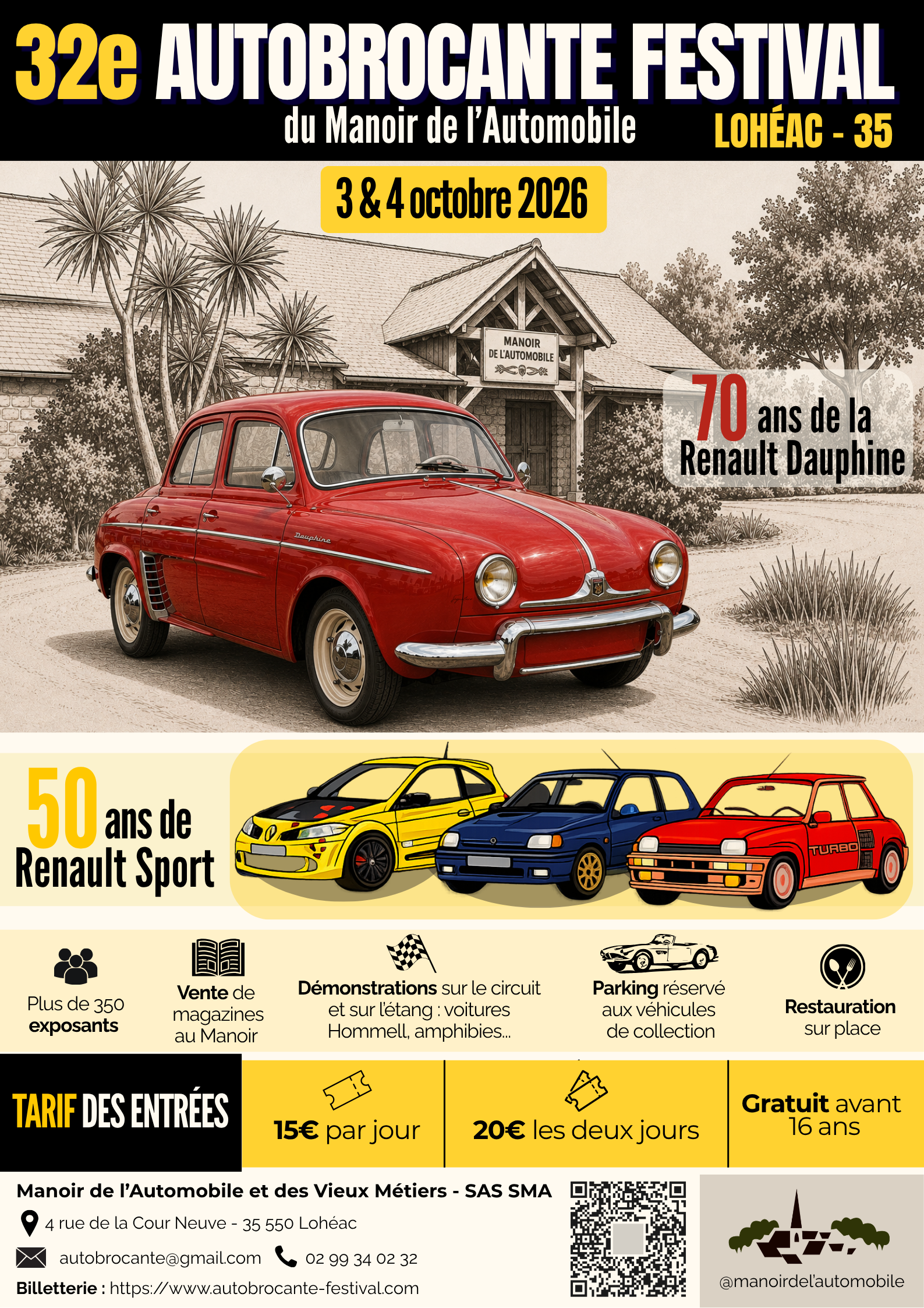 Affiche Autobrocante Festival 2024.