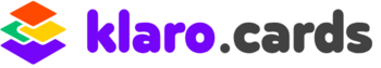 Klaro Cards